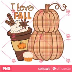 I Love Fall PNG Pumpkin PNG