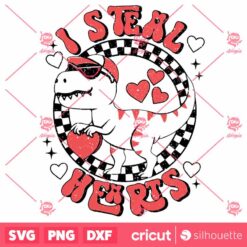 I Steal Hearts SVG Valentine Day SVG