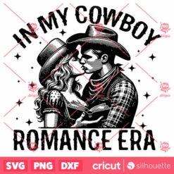 In My Cowgirl Romance Era Cowgirl SVG, Bookish SVG, Cowgirl Bookish SVG, Cowboy Western SVG, Vintage SVG