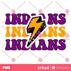 Indians Retro PNG