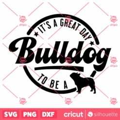 Its A Great Day To Be A Bulldog SVG, School Mascot SVG, Teacher SVG, Falcons SVG, Falcon Shirt SVG, Cheerleader SVG