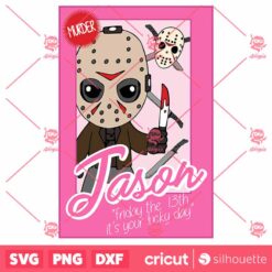 Jason PNG , Chibi Horror Dolls PNG Set, Horror Characters PNG