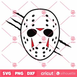 Jason Voorhees Facemask SVG Halloween SVG