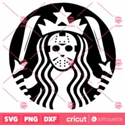 Jason Voorhees Starbucks SVG Halloween SVG