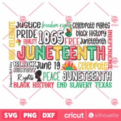 Juneteenth Celebrate Independence SVG