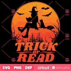 Librarian Trick Or Read Library Halloween Party Book Lovers SVG