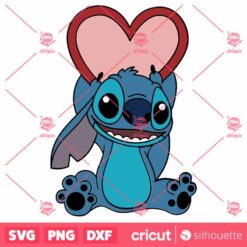 Lilo And Stitch SVG Stitch Love Valentine SVG