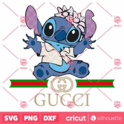 Logo Gucci Stitch Disney Brand SVG Fashion Brand SVG