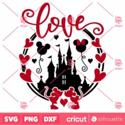 Love Circle Disney Valentine SVG