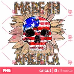 Made In America PNG American Skull PNG