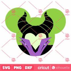 Maleficent Mouse Head SVG Maleficent SVG