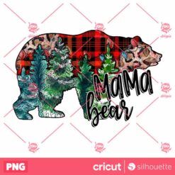 Mama Bear PNG Mama Bear Buffalo Plain Christmas PNG