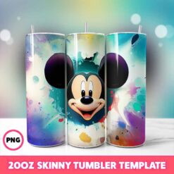 Mickey Mouse Tumbler, Disney Tumbler 29, 20oz Skinny Tumbler Wra