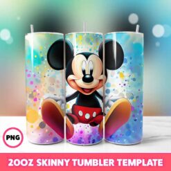 Mickey Mouse Tumbler, Disney Tumbler 32, 20oz Skinny Tumbler Wra