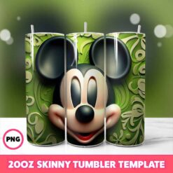 Mickey Mouse Tumbler, Disney Tumbler 59, 20oz Skinny Tumbler Wra