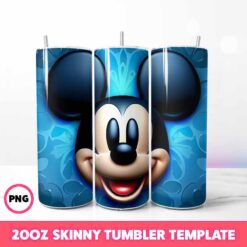 Mickey Mouse Tumbler, Disney Tumbler 63, 20oz Skinny Tumbler Wra