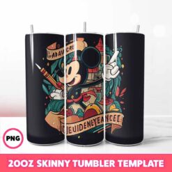 Mickey Mouse Tumbler, Disney Tumbler 9, 20oz Skinny Tumbler Wrap