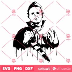 Mike Myers With Knife SVG Halloween SVG