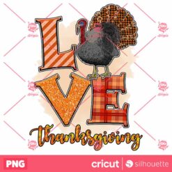 Mini Love Thanksgiving Fall PNG