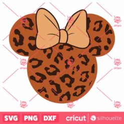 Minnie Mouse Cheetah SVG Disney SVG