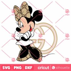 Minnie Mouse Gucci SVG Gucci Logo SVG