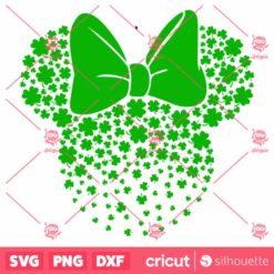 Minnie Mouse stPatricks SVG