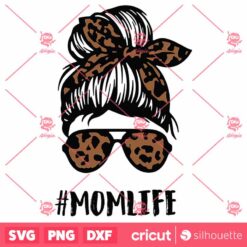 Mom Life SVG Mom Life Leopard SVG