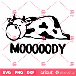 Moody SVG Moody Cow SVG