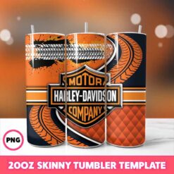 Motor Harley Davidson Company Tumbler Wrap, 20oz Tumbler Wrap