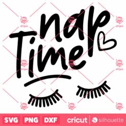 Nap Time Lashes SVG