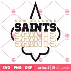 New Orleans Saints SVG Nfl Football Team T Shirt SVG