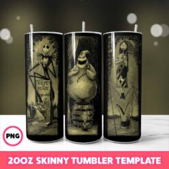 Nightmare Before Xmas Tumbler Wrap, 20oz Tumbler Design