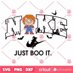 Nike JustBoo It X Baby Chucky SVG Horror Character SVG