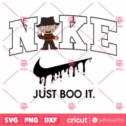 Nike JustBoo It X Baby Freddy SVG Horror Character SVG