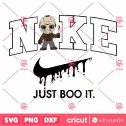 Nike JustBoo It X Baby Jason SVG Horror Character SVG