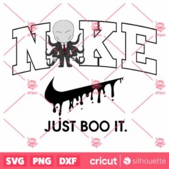 Nike JustBoo It X Baby Slenderman SVG Horror Character SVG