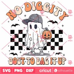 No Diggity Bout To Bag It Up SVG Cool GhostSVG