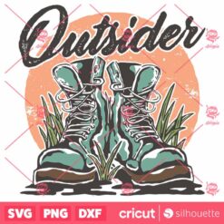 Outsider SVG, Hiking Shirt Design SVG, Adventure Vector SVG, Camping Shirt Design Camping Vector SVG