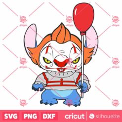 Pennywise It X Stitch SVG Stitch SVG