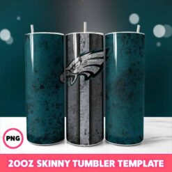 Philedalphia Eagles Grunge Tumbler Wrap, 20oz Skinny Tumbler Wra