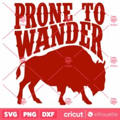 Prone To Wander SVG Cow SVG