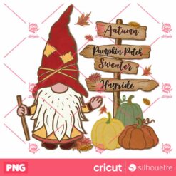 Pumpkin Patch PNG Pumpkin Gnome PNG