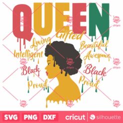 Queen Positive Attributes Loving Beautiful SVG