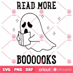 Read More Books SVG Spooky Season SVG