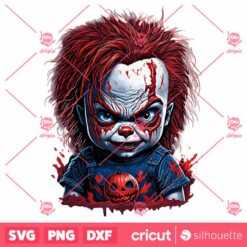 Retro Chucky Halloween PNG Horror Movie PNG Download