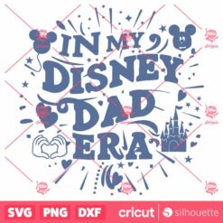 Retro In My Disney Dad Era Magical Daddy SVG