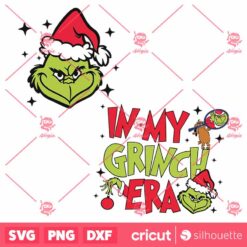 Retro In My Grinch Era Grinchmas SVG