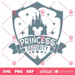 Retro Princess Security Fathers Day SVG