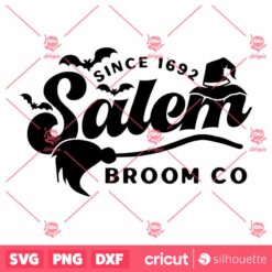 Salem Broom Co SVG, Halloween SVG, Hocus Pocus SVG, Witch Broom SVG, Halloween SVG, Files