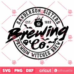 Sanderson Sister Brewing Co SVG, Halloween SVG, Witches Brew SVG, Halloween Sign SVG